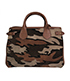 Camouflage Banner Bag, back view